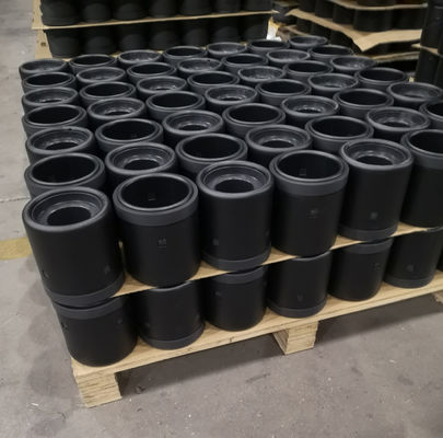 Oilfield NC Threading HDPE และแผ่นเหล็ก BTC Thread Protectors กับพลาสติกบัมเปอร์
