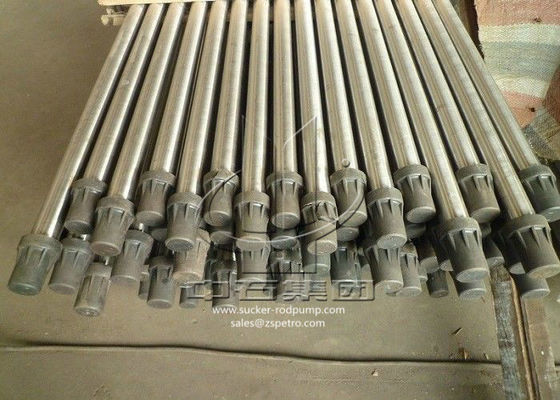 API Standard Oilfield Sucker Rods / ปั๊มลูกสูบแบบลูกสูบมีความแข็งแรงสูง
