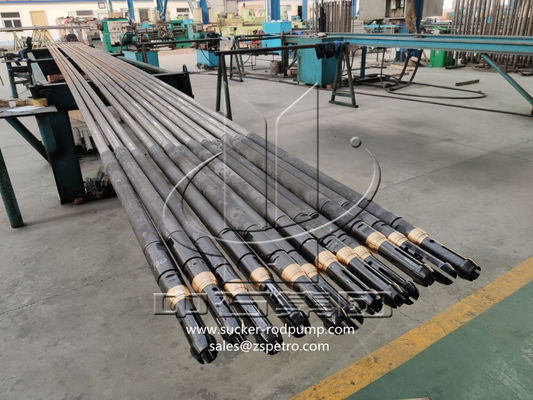 โลหะผสมเหล็กดูดน้ำมันปั๊มก้านป้องกันการสึกกร่อน API 25-150RHAM-32-4-1-1